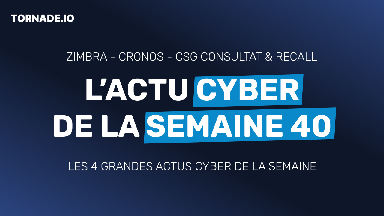 Illustration pour l'article Le recap de l'actu cyber : Semaine 40